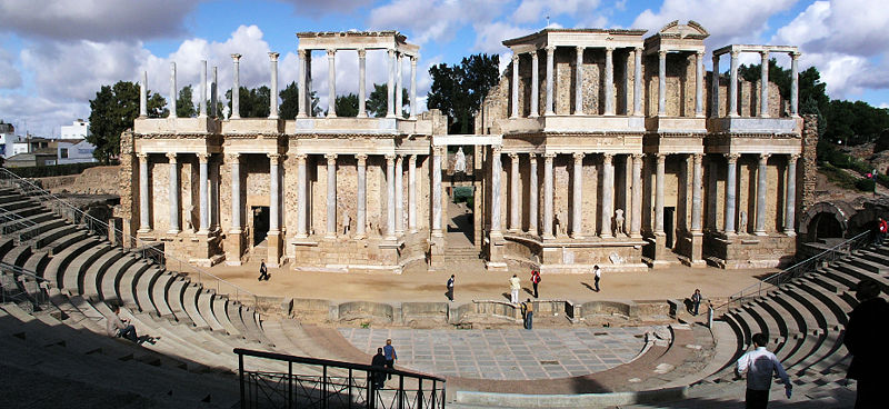 The Roman Theatre in Mérida